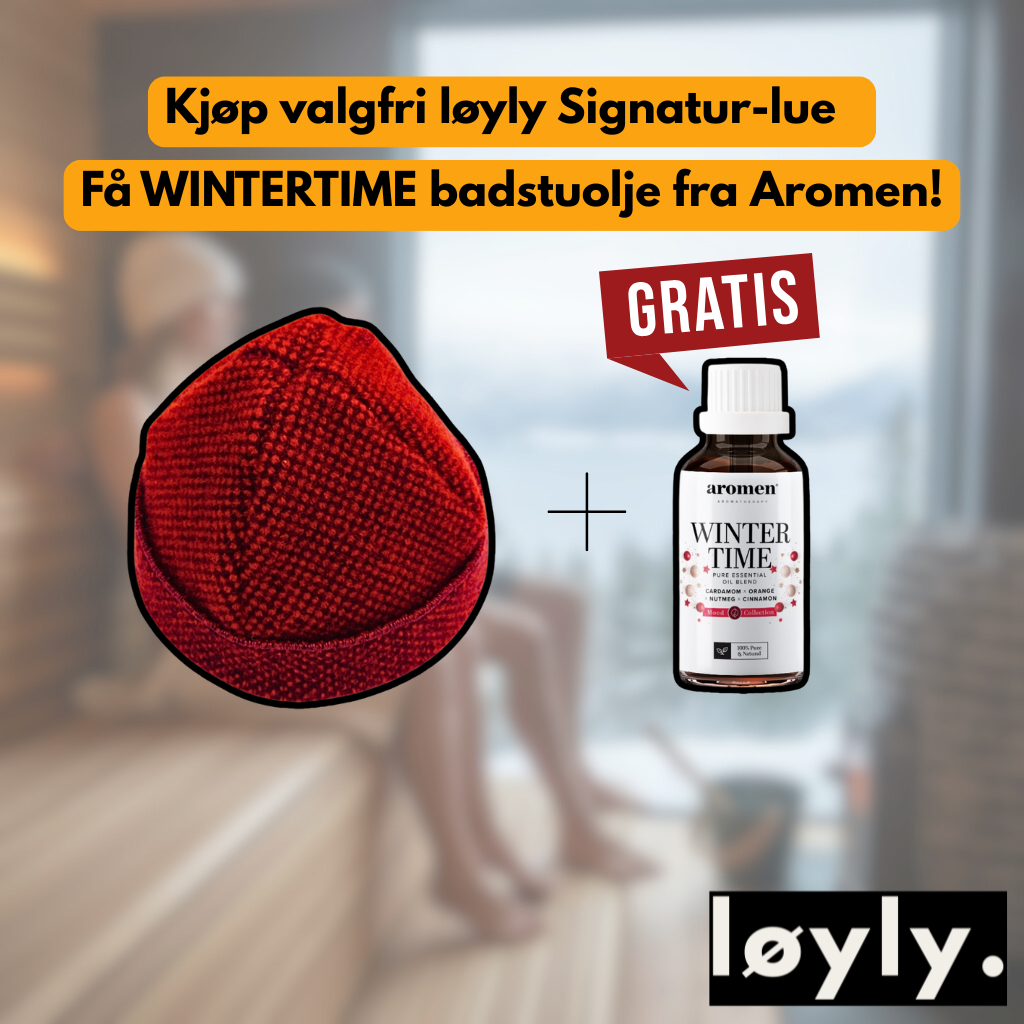 Julepakken 2025! løyly. Signatur og WINTERTIME eterisk olje fra Aromen