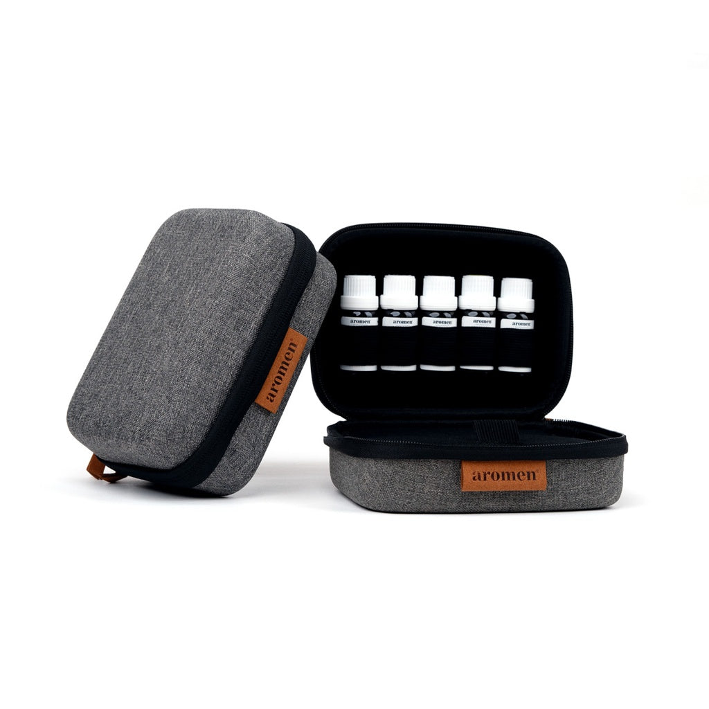 Aromen EVA storage case for ten 11 ml essential oil bottles